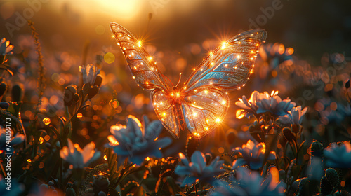 butterfly on the flower