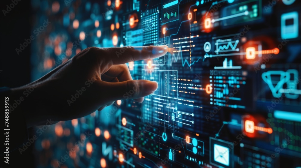 close up Hand touching Telecommunication network and wireless mobile internet technology with 5G LTE data connection of global business, fintech, blockchain close up Hand touching Telecommunication network and wireless mobile internet technology with 5G LTE data connection of global business, fintech, blockchain
