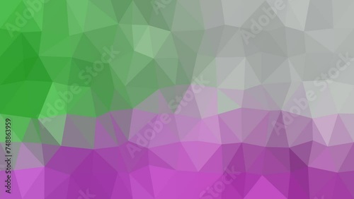 Grid Precision: Energetic Low Poly Triangle Motion