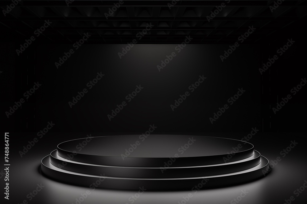 Obraz premium premium black stage 