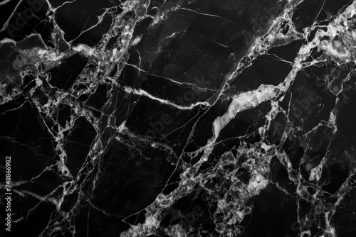 Black Marble Texture: Abstract Background for Elegant Design