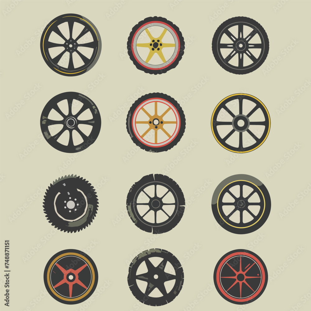 Wheel icons