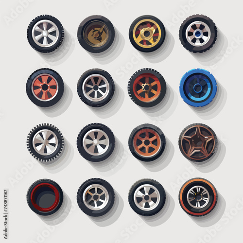 Wheel icons
