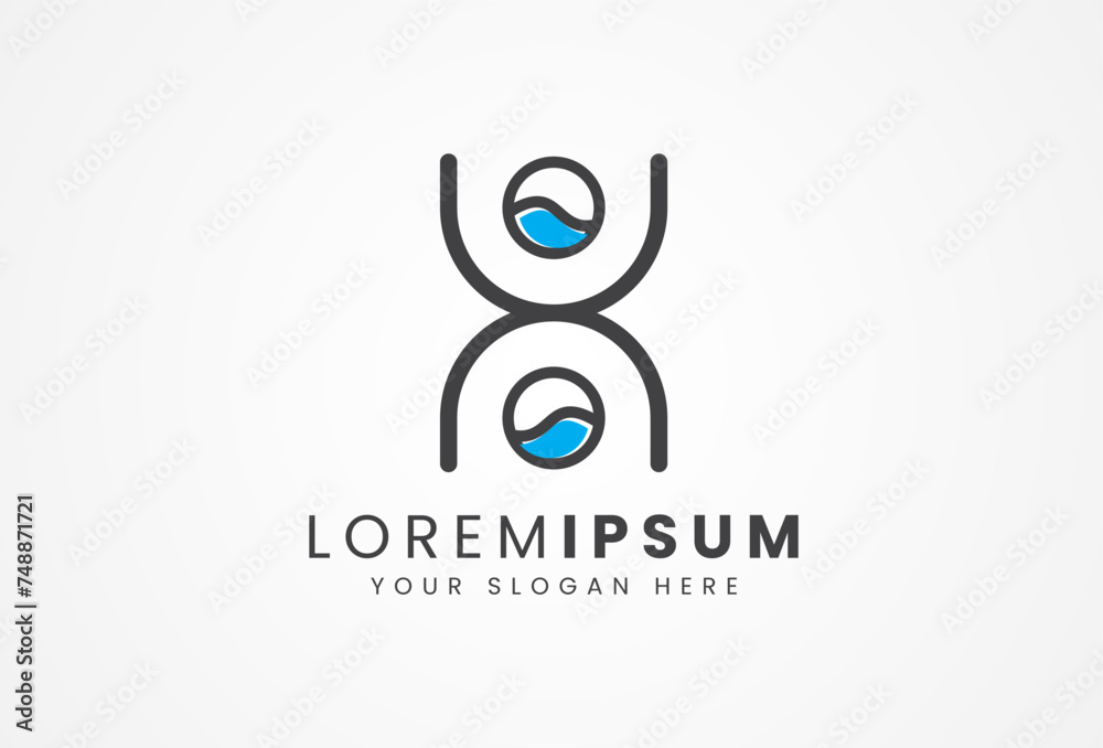 Hourglass Logo Design. Minimalist Outline Logotype Concept for Business, Company, Corporate, branding Related with Classic, Antique, Speed, Time, Clock, Countdown, Stopwatch, Deadline, Speed, Minute