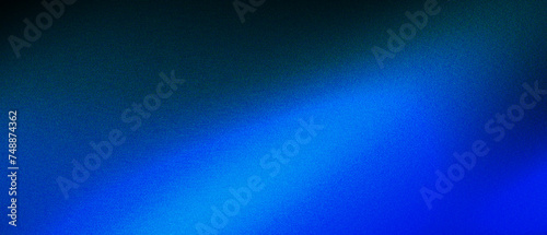 Blue grainy gradient background. Vibrant glowing blur. Design for banner, header, poster.