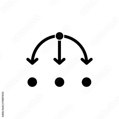inheritance concept line icon. Simple element illustration. inheritance concept outline symbol design.