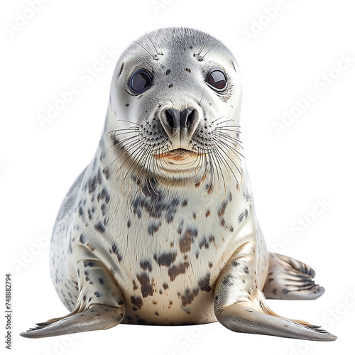 Seal isolated on transparent background, element remove background, element for design