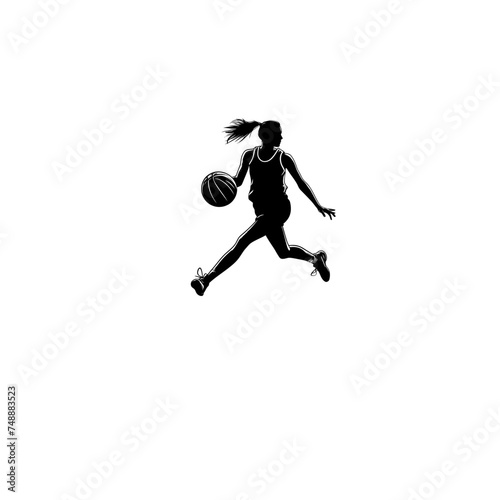 Basketball Fever: Dynamic Basketball Vector Illustration Clipart © Mohammad_Khalil 