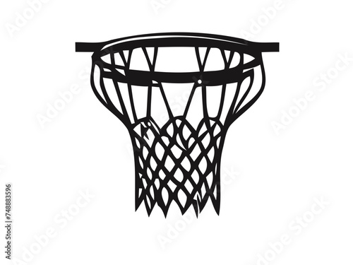 Basketball Fever: Dynamic Basketball Vector Illustration Clipart