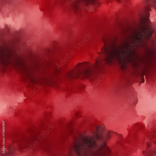 red watercolor stain background