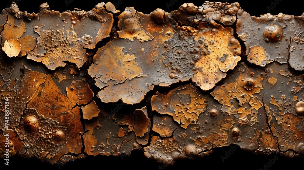Abstract Corroded Metal Texture Background