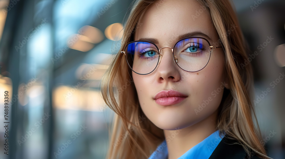 young adult tech businesswoman boss in office building young adult tech businesswoman boss in office building