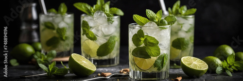 A classic Mojito Cocktail performed by a brilliant bartender.