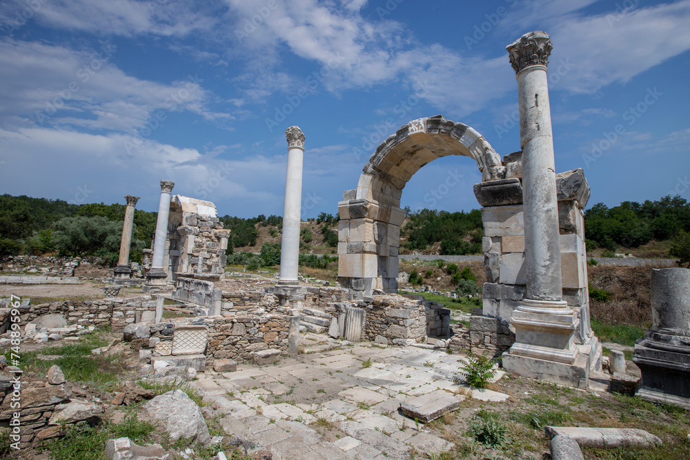 Stratonikeia Ancient City. Stratonikeia, in Muğla; It is in Eskihisar Village, 7 kilometers west of Yatağan. From the Late Bronze Age to the present day, it has been the scene of uninterrupted settle