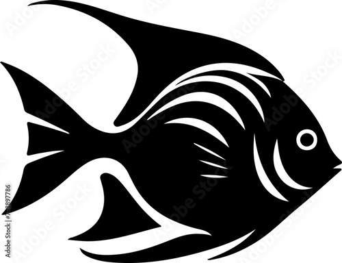 angelfish silhouette