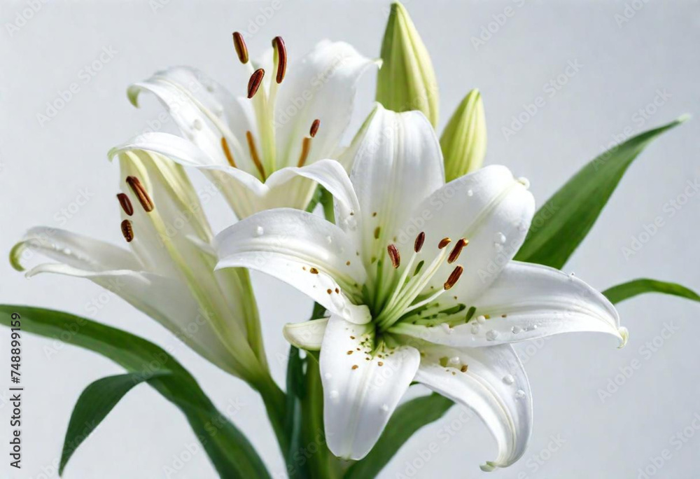 white lily flower