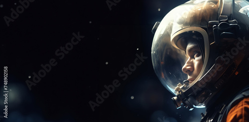 an astronaut in a space suit with a helmet