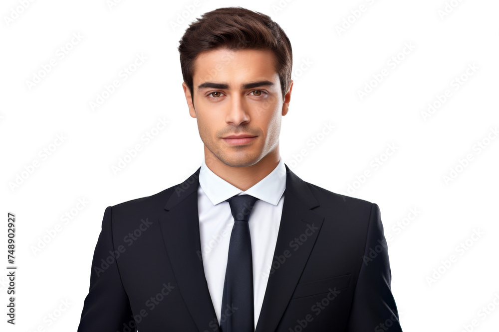 Studio portrait of handsome Caucasian Americana businessman wear formal suit and necktie with a beautiful smiling isolated on transparent png background, CEO manager with smart look. Studio portrait of handsome Caucasian Americana businessman wear formal suit and necktie with a beautiful smiling isolated on transparent png background, CEO manager with smart look.