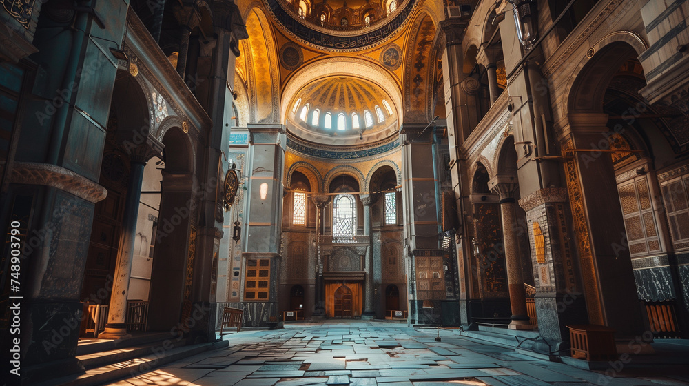 interior of the cathedral of the holy sepulchre