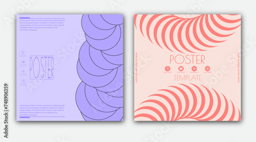 Abstract template for the cover, interior, banners, posters, flyers. The idea of product packaging, printing and design creativity