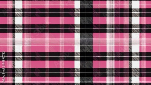 Tartan seamless pattern background in pink. Check plaid textured graphic design. Checkered fabric modern fashion print. New Classics: Menswear Inspired concept. Trendy Tile for Wallpaper, textile.
