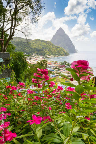 Piton Mountain Views...Soufriere, Saint Lucia, .West Indies, Eastern Caribbean photo