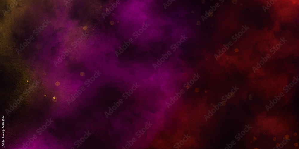 Dark red and pink watercolor background. Abstract background. 