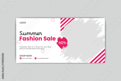 Corporate billboard design template.