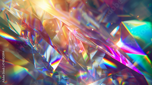 Abstract Backgrounds Prism light overlay flare crystal interference vibrant ,close-up, design element, shape, bright, light effect.
