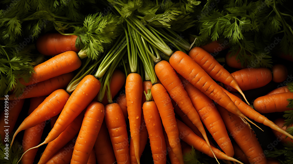 Fresh carrot seamless background Fresh carrot seamless background