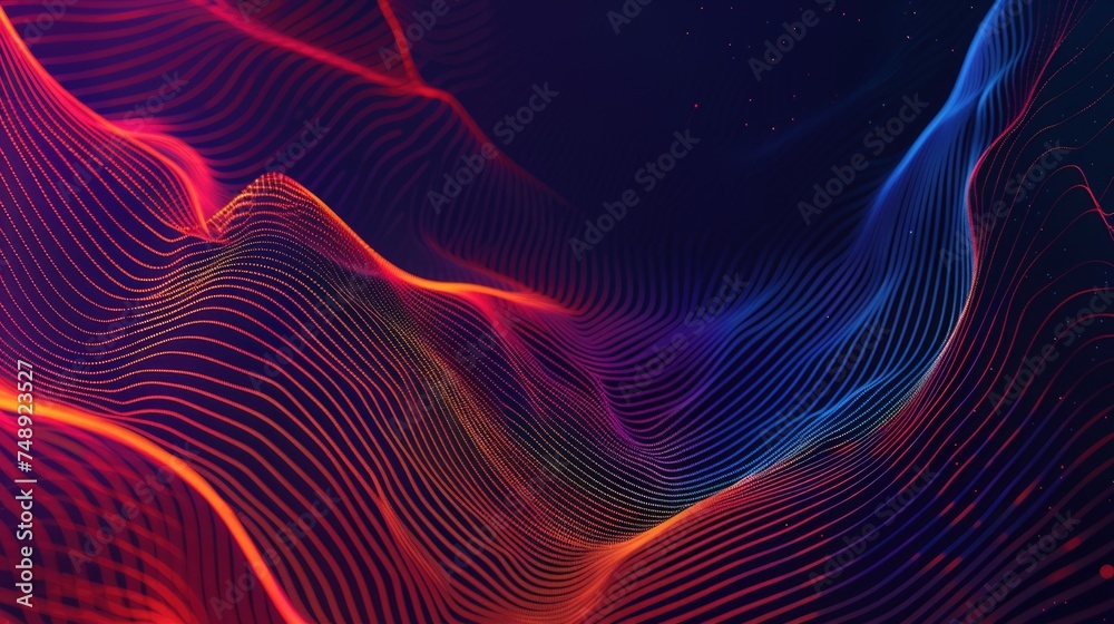 Close up view of vibrant colored lines, suitable for backgrounds or design projects Close up view of vibrant colored lines, suitable for backgrounds or design projects