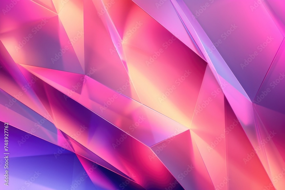 Fototapeta premium Vibrant abstract background with various shapes, perfect for design projects