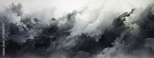 a close up of smoke