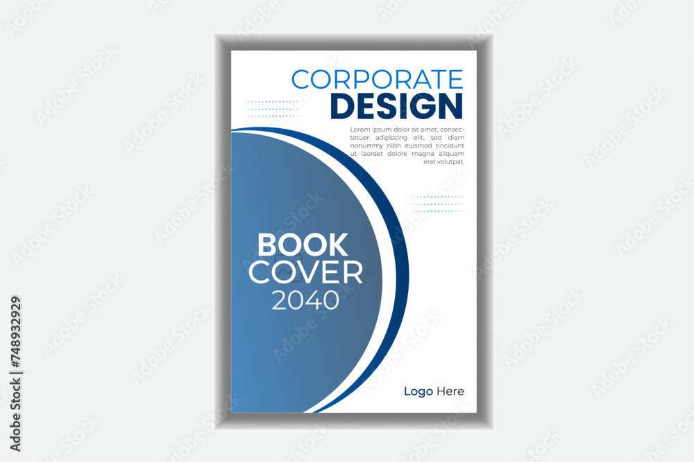 creative modern simple  corporate book cover design
