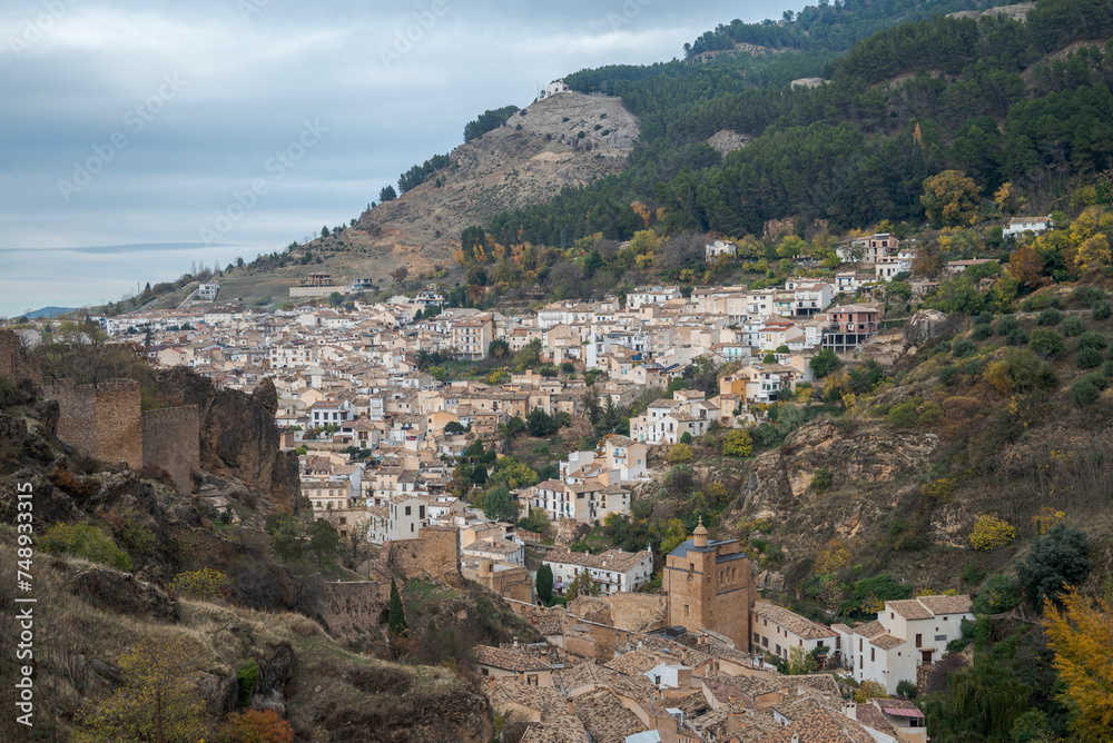 Views of the city of Cazorla, in the province of Jaen, Andalusia, Spain.