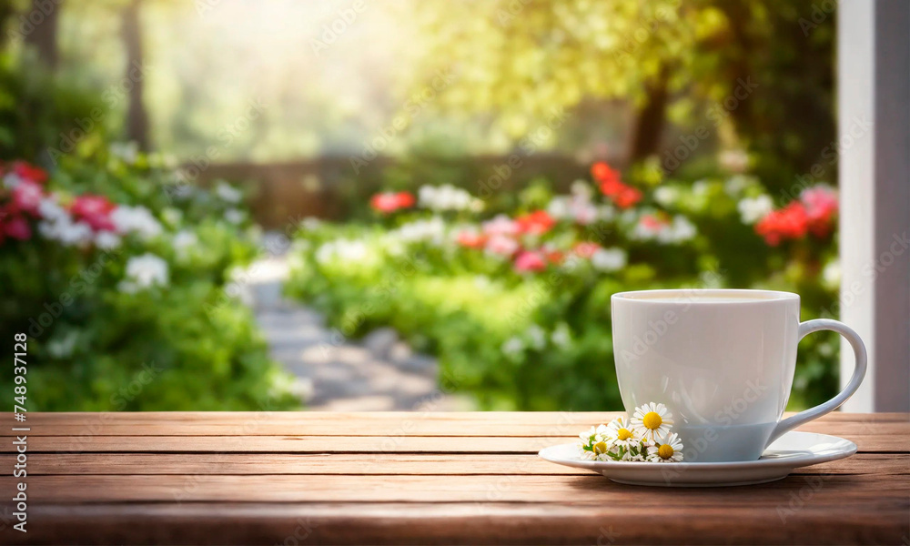 a cup of tea with chamomile. Selective focus. a cup of tea with chamomile. Selective focus.