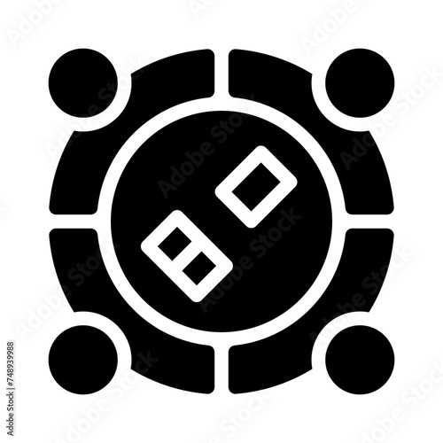 conference glyph icon