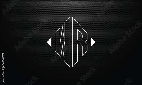 WR, RWW, R, Abstract Letters Logo Monogram photo