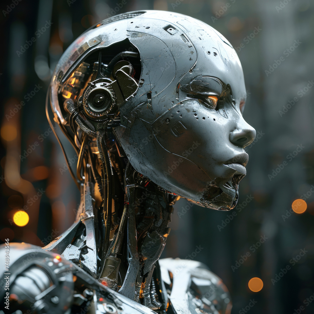 Fototapeta premium The Cyborg Evolution