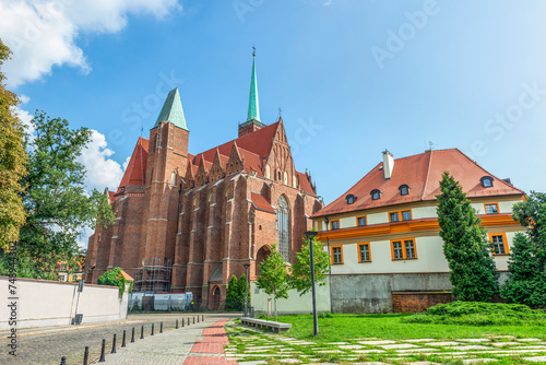 Backyard of Wroclaw cathedtal