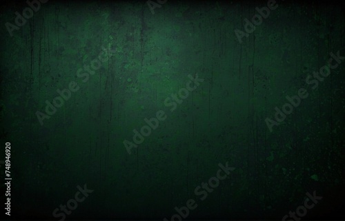 grunge background with effect, Dark dirty green military abstract vintage background. Color gradient template. Light spot. Matte, shining. Brushed, rough, grainy, grungy surface for products © Евгения Жигалкина