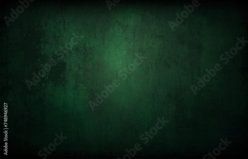grunge background with effect, Dark dirty green military abstract vintage background. Color gradient template. Light spot. Matte, shining. Brushed, rough, grainy, grungy surface for products