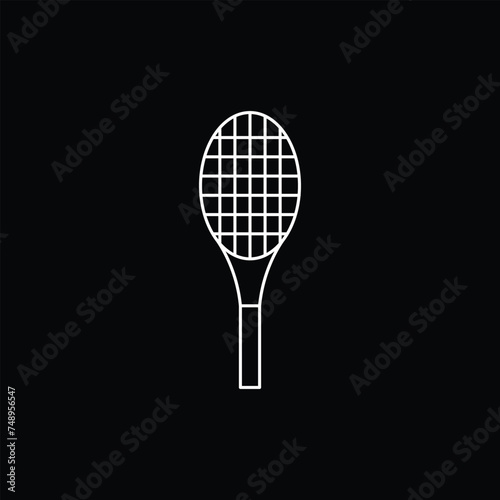 Tennis, vector illustration in trendy flat style © Stud