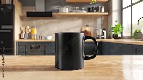 A plain coffee mug mockup