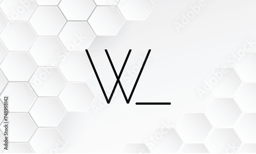 WL, LW,W , L, Abstract Letters Logo Monogram