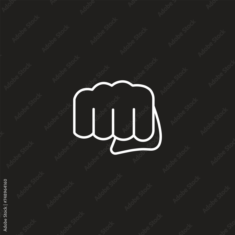 Fist punch continuous line drawing. Hand punching illustration. Continuous line art drawing of fist punching. Fist punch continuous line drawing. Hand punching illustration. Continuous line art drawing of fist punching.