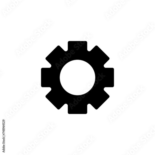 Gear icon. Vector symbol gear