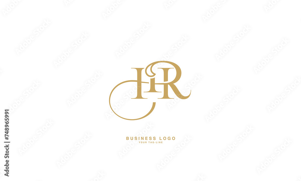 HR, RH, H, R, Abstract Letters Logo mONOGRAM HR, RH, H, R, Abstract Letters Logo mONOGRAM