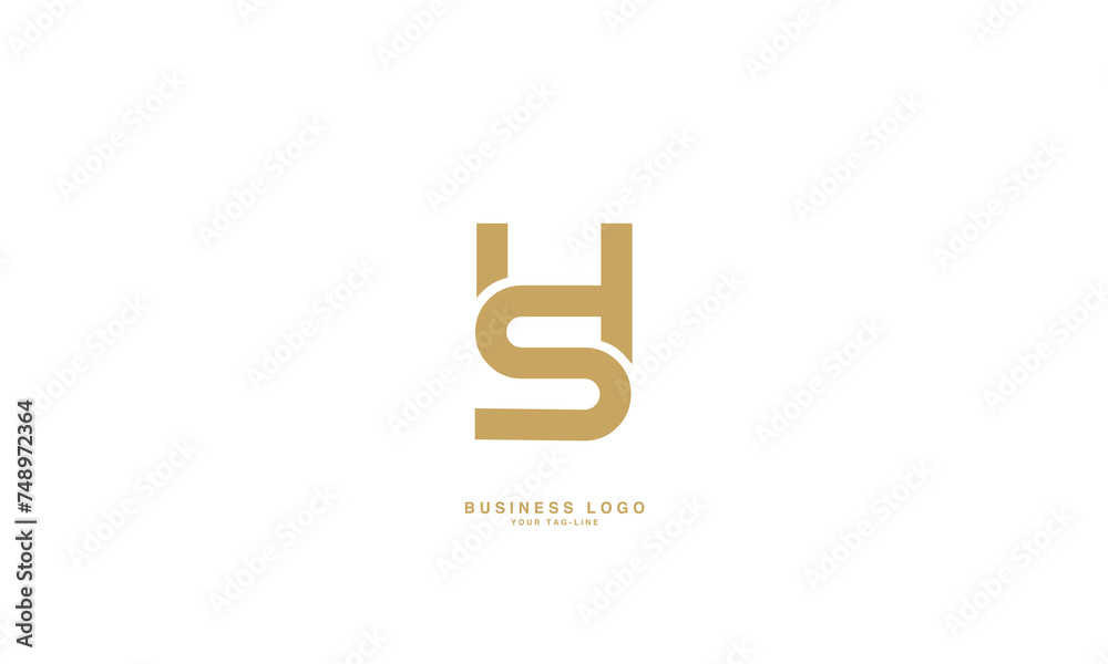 HS, SH, H, S, Abstract Letters Logo Monogram HS, SH, H, S, Abstract Letters Logo Monogram