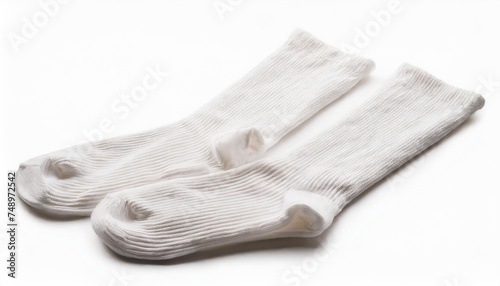 white socks isolated